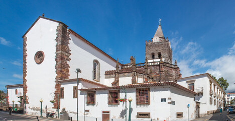 cathedral of Funchal (in Portuguese Sé Catedral de Nossa Senhora da Assunção) Madeira island Portugal