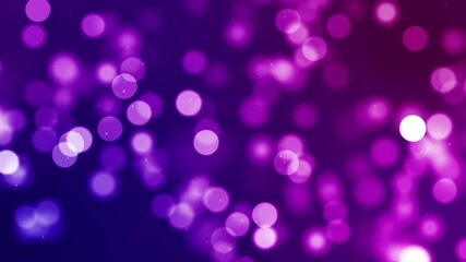 Wall Mural - Gradient background with beautiful enchanting circles. Glittering circular bokeh with particle dust for a presentation theme.