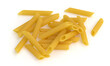Pasta on white background 3d rendering