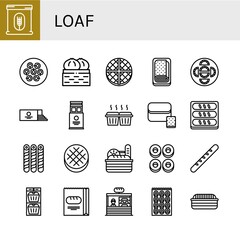 Sticker - Set of loaf icons