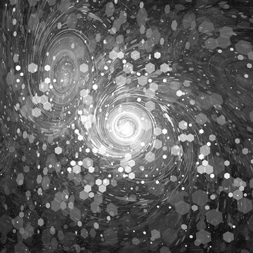 Computer generated fractal abstract background