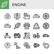 © Natalia - engine icon set