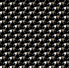 Houndstooth seamless pattern. Vintage textile texture. Classic fashion. crowbars images pattern.