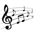 © Vectorry - Music notes isolated, musical design element, vector illustration.