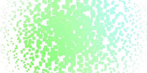 Light Green vector background with rectangles. Abstract gradient illustration with rectangles. Pattern for commercials, ads.