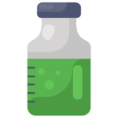 Canvas Print - 
An icon design of medical syrup bottle 
