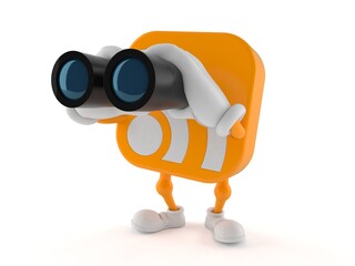 Sticker - RSS character looking through binoculars