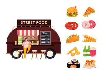 Sticker - Street Food Concept