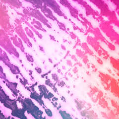 Wall Mural - Rainbow pink tie dye animal print. Tie-dye wallpaper background. 80's retro zebra print tie dye wallpaper.