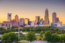 Charlotte, North Carolina, USA Skyline
