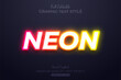 © Dark Anchor - Neon Glow Editable Custom Text Style Effect Premium