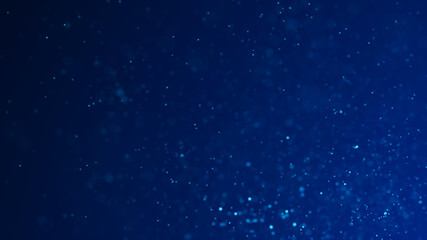 Poster - Dust particles. Abstract background of particles. Dots background. Futuristic digital dots background. 3d rendering.