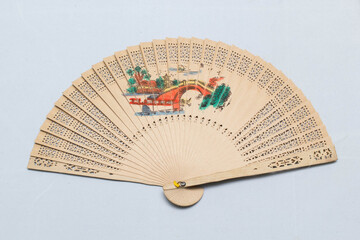 Wall Mural - Fan a hand waving back and forth. Fold-able easy to carry when you go which is likely to come from China.