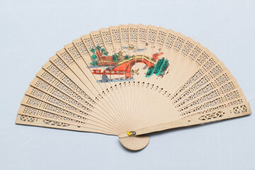 Wall Mural - Fan a hand waving back and forth. Fold-able easy to carry when you go which is likely to come from China.