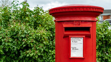 A Red British Post Box