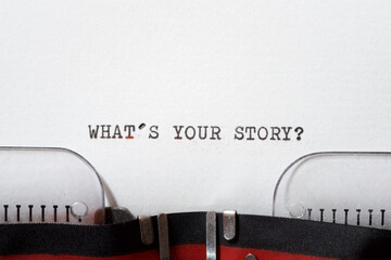Poster - What`s your story question