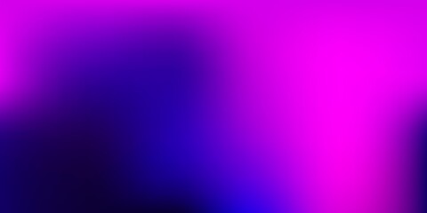 Dark Purple vector gradient blur pattern.