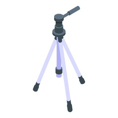 Poster - Studio tripod icon. Isometric of studio tripod vector icon for web design isolated on white background