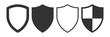 © Aleksandr Gladkiy - Set of template shaped badge. Shield and protection flat icon.