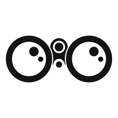 Poster - binoculars explorer icon. simple illustration of binoculars explorer vector icon for web design isol