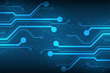 Design in the concept of electronic circuit boards.