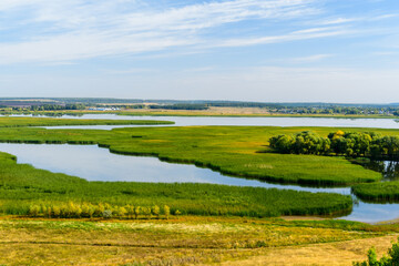 Wall Mural - Landscape images on the Uса river