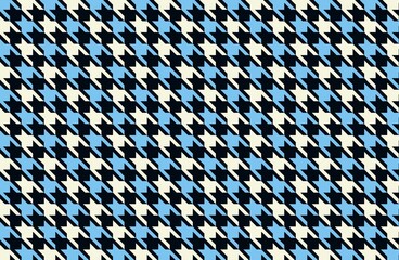 Wall Mural - houndstooth seamless pattern background.