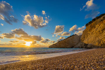 Poster - Porto Katsii beach on the island of Lefkas