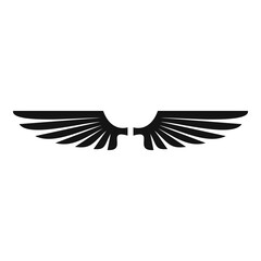 Wall Mural - wings animal icon. simple illustration of wings animal vector icon for web design isolated on white 
