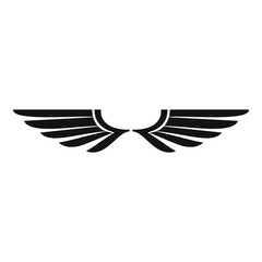 Wall Mural - falcon wings icon. simple illustration of falcon wings vector icon for web design isolated on white 