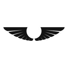 Wall Mural - element wings icon. simple illustration of element wings vector icon for web design isolated on whit