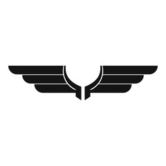Wall Mural - freedom wings icon. simple illustration of freedom wings vector icon for web design isolated on whit