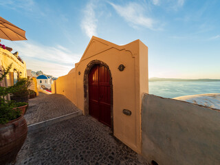 Canvas Print - Oia in Santorini island