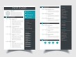Elegant CV / resume template minimalist