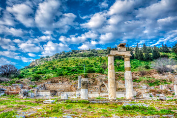 The Ephesus Ancient City in Turkey.