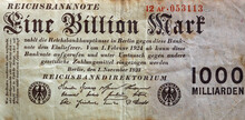 Deutsches Inflationsgeld Von 1923