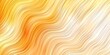 © Guskova - Light Orange vector background with wry lines. Colorful illustration, which consists of curves. Template for cellphones.