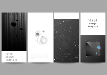 vector layout of flyer, banner design templates for website advertising design, vertical flyer desig