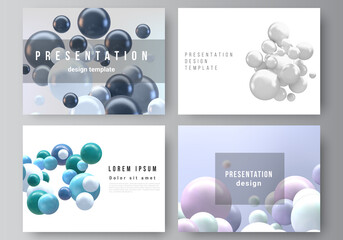 Sticker - vector layout of the presentation slides design business templates, multipurpose template for presen