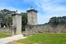 Old City Gate In St Augustine, Florida