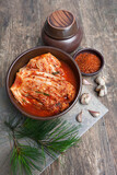 Fototapeta Boho - korean traditional food, kimchi