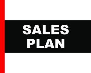 Canvas Print - SALES PLAN