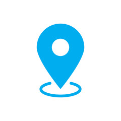 Poster - map pin location icon