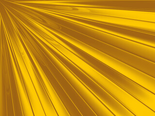 Poster - Gold abstract stripe pattern background. Gold luxury 3d abstract pattern. Modern striped design. Luxury golden 3D concept. 3D rendering.