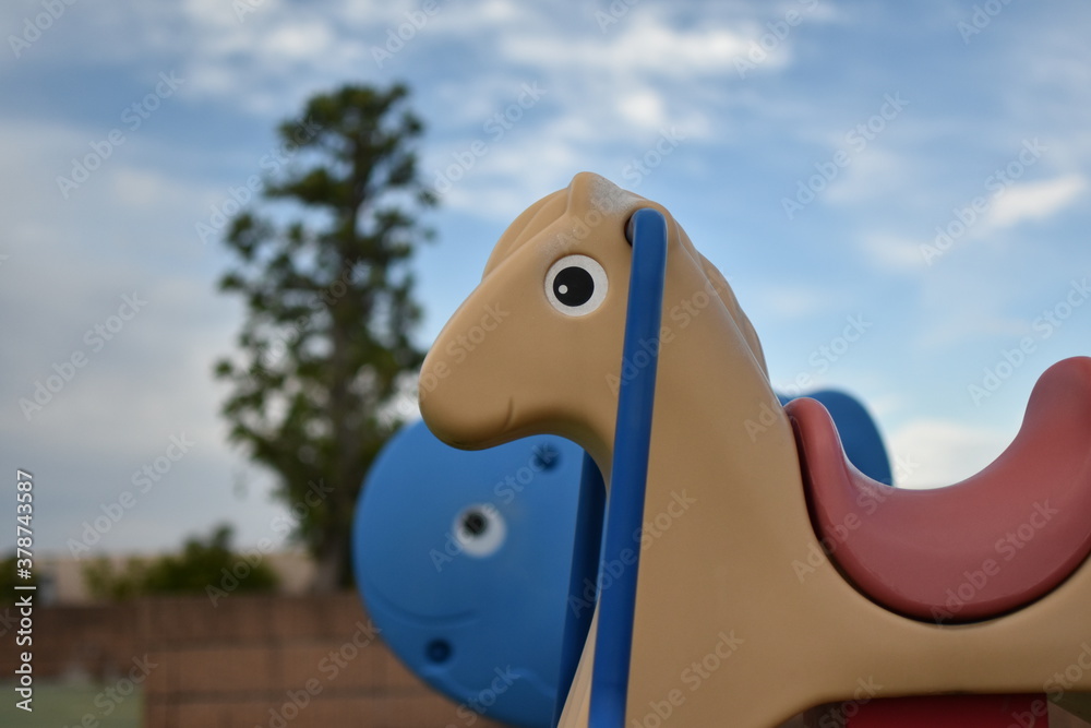 スプリング遊具 馬