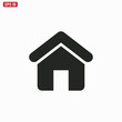 © huseyn - Home icon vector . House sign