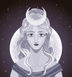 selene luna greek mythology goddess of the moon