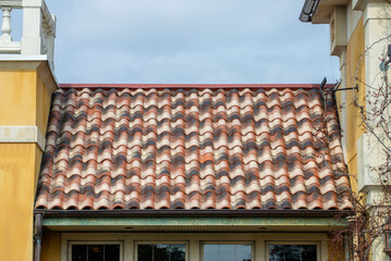 Wall Mural - the roof is covered with tiles