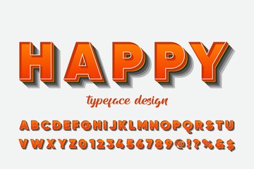 Poster - alphabet vector font, letters and numbers, gray style, typography vector