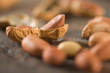 Close-up of peanuts